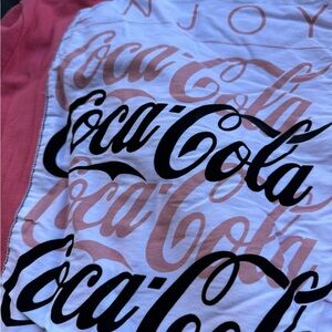Red & black long sleeve Coca-Cola sweatshirt